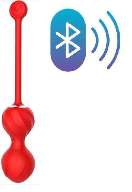 KULKI VAGINAL BALLS REDDISH BLUETOOTH 22 CM GUILTY TOYS