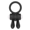 PIERŚCIEŃ POWER CLIT SILICONE COCKRING CZARNY
