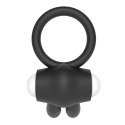 PIERŚCIEŃ POWER CLIT SILICONE COCKRING CZARNY