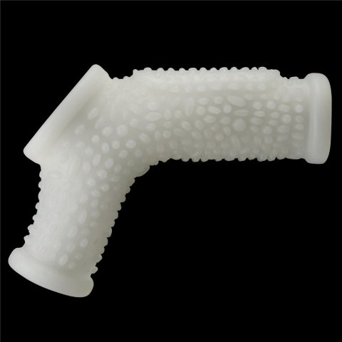 PIERŚCIEŃ VIBRATING DRIP KNIGHTS RING WITH SCROTUM SLEEVE