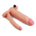 PRZEDŁUŻKA Z WIBRACJĄ ADD 3" VIBRATING DOUBLE PENIS SLEEVE