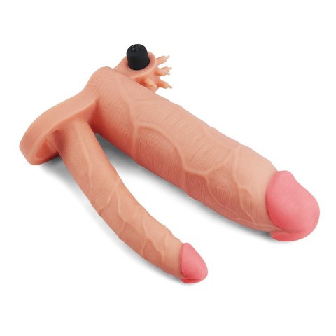 PRZEDŁUŻKA Z WIBRACJĄ ADD 3" VIBRATING DOUBLE PENIS SLEEVE