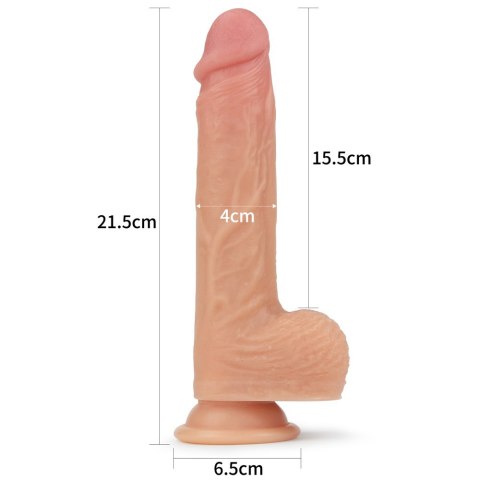 WIBRATOR 8.5" NATURE COCK ROTATING