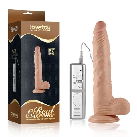 WIBRATOR 9.5" REAL EXTREME DILDO VIBRATING