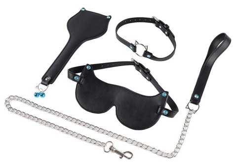 ZESTAW BDSM LADY CAT RHINESTONE 3 PIECES JGF TOYS