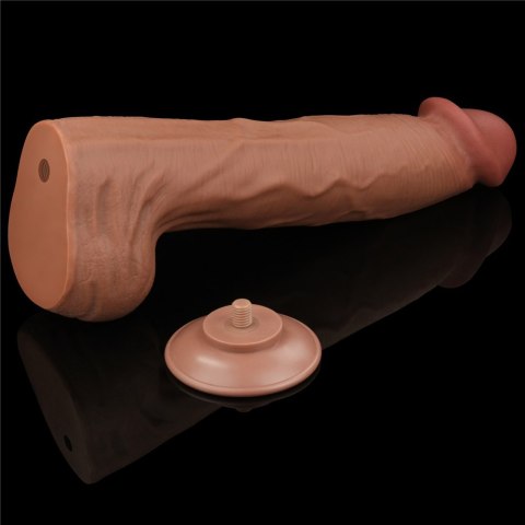 DILDO 14'' KING SIZED SLIDING SKIN DUAL LAYER DONG