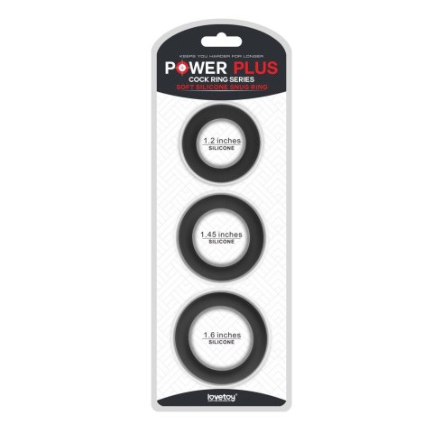 PIERŚCIEŃ POWER PLUS SOFT SILICONE SNUG RING