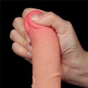 DILDO 7.5'' SLIDING SKIN DUAL LAYER DONG FLESH