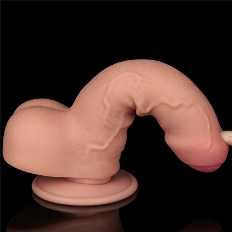 DILDO 7'' SLIDING SKIN DUAL LAYER DONG FLESH