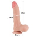 DILDO 8.5'' SLIDING SKIN DUAL LAYER DONG FLESH