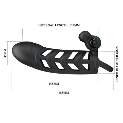 NAKŁADKA PRETTY LOVE PENIS SLEEVE II