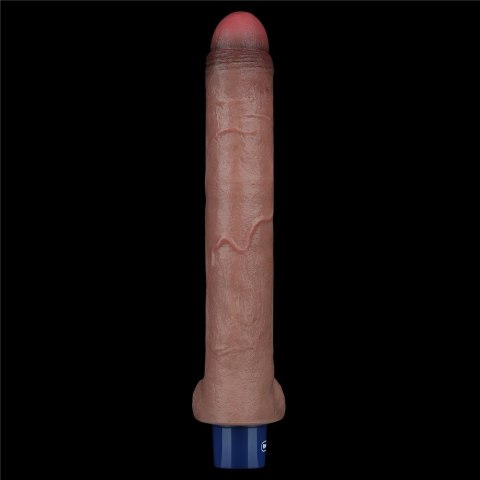 WIBRATOR 10.5" REAL SOFTEE VIBRATING DILDO