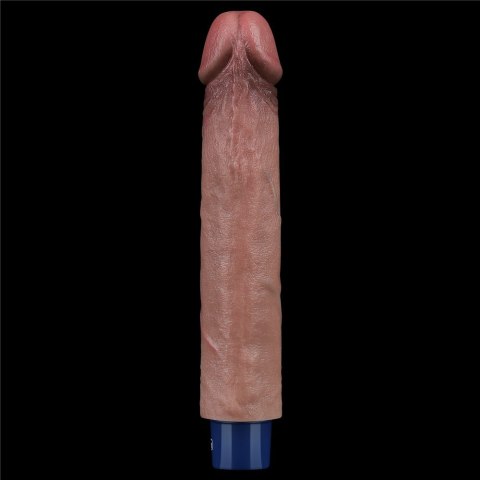 WIBRATOR 9" REAL SOFTEE VIBRATING DILDO
