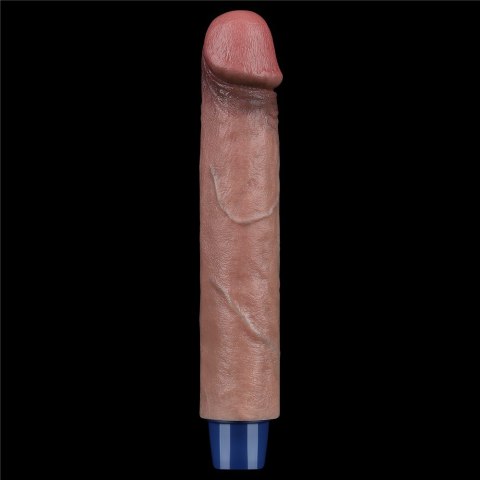 WIBRATOR 9" REAL SOFTEE VIBRATING DILDO