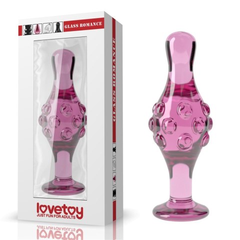 DILDO 4.5" GLASS ROMANCE