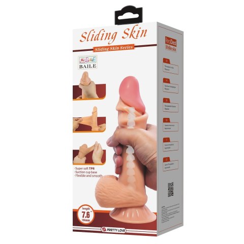 DILDO SLIDING SKIN 7,6"