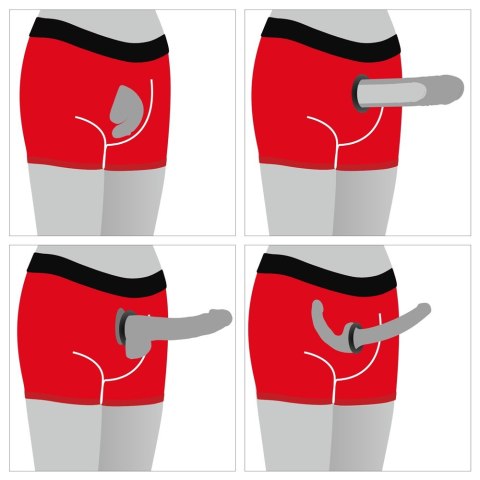 SZORTY CHIC STRAP-ON (40 - 43 CALI W PASIE)