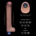WIBRATOR 10.5" REAL SOFTEE VIBRATING DILDO