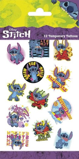 Tatuaże zmywalne Lilo i Stich, Stitch 12szt.