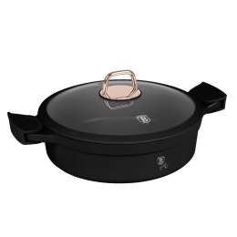 WOK GARNEK NISKI Z POWŁOKĄ TYTANOWĄ 4.2L 28CM BERLINGER HAUS BLACK ROSE BH-1455