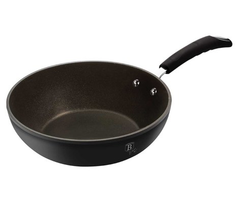 WOK TYTANOWY 28cm 3.2L BERLINGER HAUS BLACK PROFESSIONAL LINE BH-6126