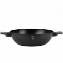WOK TYTANOWY Z POKRYWKĄ 30CM BERLINGER HAUS ANTRACIT BH-8125