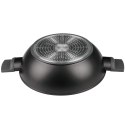 WOK TYTANOWY Z POKRYWKĄ 30CM BERLINGER HAUS ANTRACIT BH-8125
