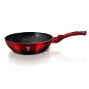 WOK Z POWŁOKĄ GRANITOWĄ 28cm BERLINGER HAUS METALLIC LINE BLACK BURGUNDY [BH-1625-N]