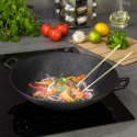 WOK ŻELIWNY 31cm KiNGHOFF KH-1109