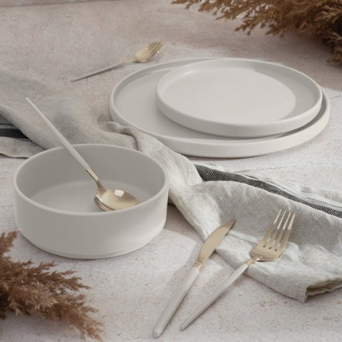 ZASTAWA STOŁOWA SERWIS KOMPLET TALERZY NACZYŃ 18 ELE DLA 6 OSÓB BERLINGER HAUS SAHARA BH-10005