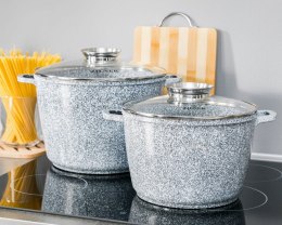 ZESTAW 2 GARNKÓW MARMUROWYCH 10L + 14L ZILNER GREY ZL-8547