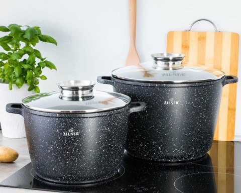 ZESTAW 2 GARNKÓW MARMUROWYCH 10L + 14L ZILNER ZL-8548