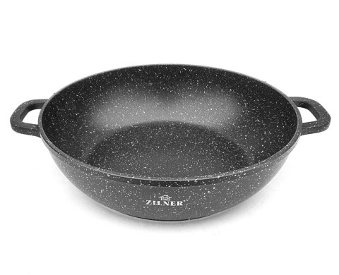 ZESTAW 2 GARNKÓW WOKÓW Z POWŁOKĄ MARMUROWĄ 28 / 32CM ZILNER ZL-8610