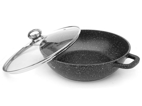 ZESTAW 2 GARNKÓW WOKÓW Z POWŁOKĄ MARMUROWĄ 28 / 32CM ZILNER ZL-8610