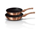 ZESTAW 2 PATELNI GRANITOWYCH 22/26CM BERLINGER HAUS METALLIC LINE ROSE GOLD BH-1611-N