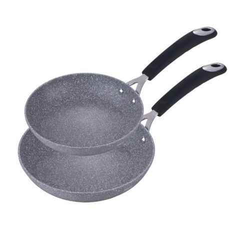 ZESTAW 2 PATELNI GRANITOWYCH 24/28CM BERLINGER HAUS STONE TOUCH BH-1667