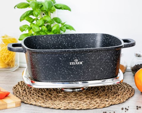 ZESTAW 3 BRYTFANN GARNKÓW KWADRATOWYCH 2,5 4,5 6.5L ZILNER ZL-7019