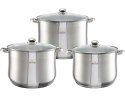 ZESTAW 3 GARNKÓW GASTRONOMICZNYCH 16 20 23L ZILNER ZL-7352