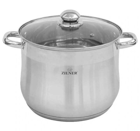 ZESTAW 3 GARNKÓW STALOWYCH GASTRONOMICZNYCH 5.5 7 9L ZILNER ZL-7349