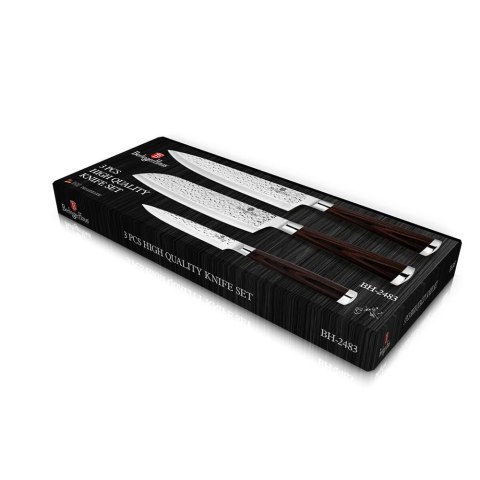 ZESTAW 3 NOŻY BERLINGER HAUS SHINE BASALT BH-2483