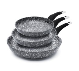 ZESTAW 3 PATELNI 16/18/20cm MARMUROWO-CERAMICZNYCH ZILNER ZL-7129