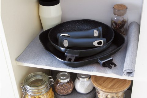 ZESTAW 3 PATELNI GRANITOWYCH BERLINGER HAUS METALLIC AQUAMARINE BH-7049