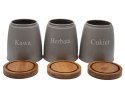 ZESTAW 3 POJEMNIKÓW KAWA HERBATA CUKIER BRUNBESTE BB-2730