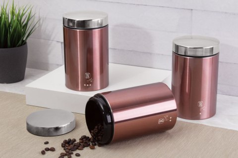 ZESTAW 3 POJEMNIKÓW KUCHENNYCH BERLINGER HAUS I-Rose BH-6270