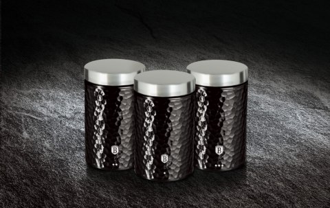 ZESTAW 3 POJEMNIKÓW KUCHENNYCH PRIMAL GLOSS BH-6712