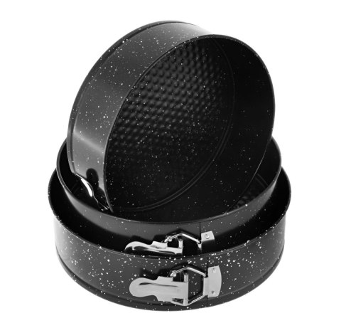 ZESTAW 3 TORTOWNIC BLASZANYCH NON-STICK 18/20/22CM BRUNBESTE BB-2550