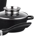 ZESTAW 4 GARNKÓW GRANITOWYCH 1.3/1.3/2.3 /4.5L (12 ele.) KLAUSBERG CRACK DESIGN KB-7360