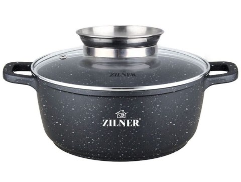 ZESTAW 4 GARNKÓW MARMUROWYCH 16 / 20 / 24 / 28 cm ZILNER ZL-8900