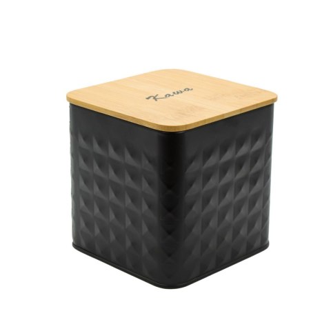 ZESTAW 4 POJEMNIKÓW KAWA HERBATA CUKIER SÓL BRUNBESTE BB-4261 (NAPISY PL)