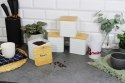 ZESTAW 4 POJEMNIKÓW KAWA HERBATA CUKIER SÓL BRUNBESTE BB-4262 (NAPISY PL)